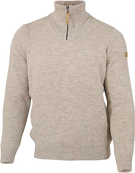 Ivanhoe of Sweden Wollpullover mit Kragen & Reißverschluss Herren NLS Elm 1 günstig online kaufen