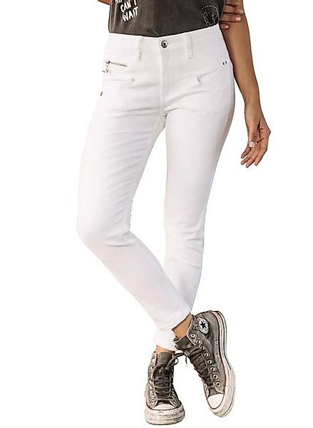 Freeman T. Porter 7/8-Hose Alexa High Waist Cropped Super Stretch Denim whi günstig online kaufen