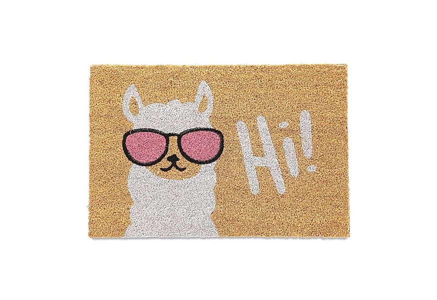 relaxdays Fußmatte Lama, Höhe: 15 mm günstig online kaufen