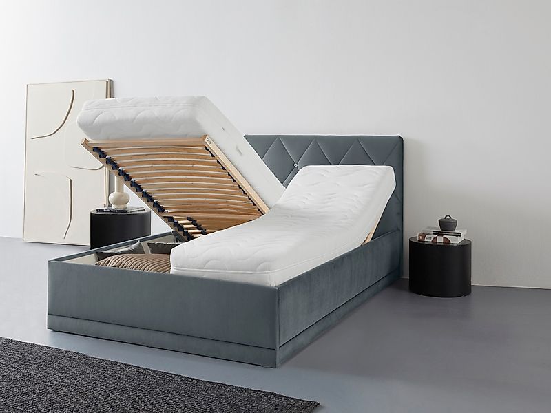 Westfalia Schlafkomfort Polsterbett "Adamas" auch mit Bettkasten, Knopfheft günstig online kaufen