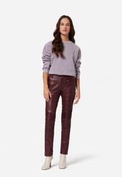 RICANO Lederhose Donna Lederhose mit Biker-Elementen günstig online kaufen