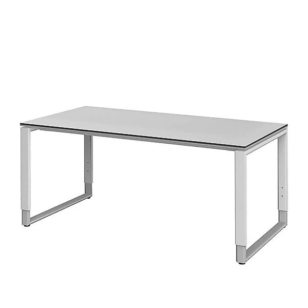 Höhenverstellbarer Schreibtisch in Weiß modern günstig online kaufen