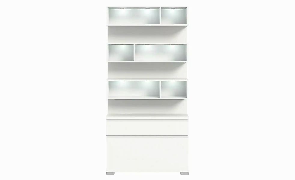 uno Schuhschrank 2 teilig   ¦ weiß ¦ Maße (cm): B: 95 H: 192 T: 27.0 Garder günstig online kaufen