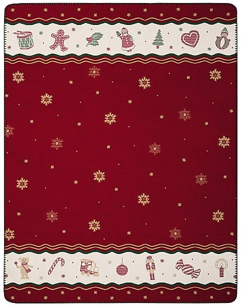 Wohndecke Toy's Delight Ruby mit weihnachtlichen günstig online kaufen
