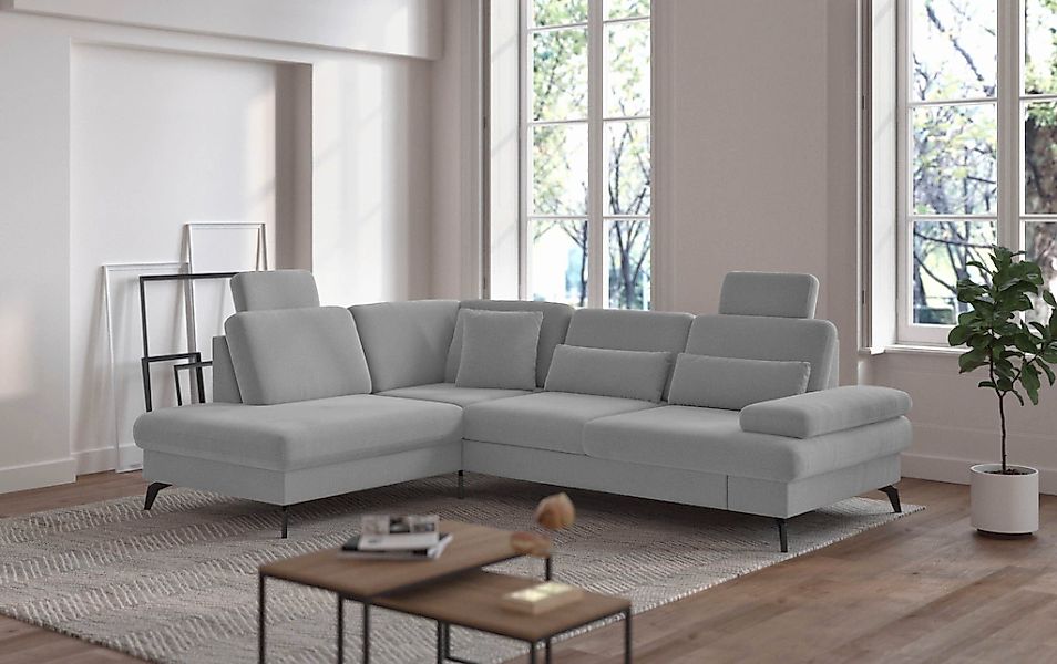 sit&more Ecksofa »Morris L-Form, inkl. Sitztiefenverstellung« wahlweise mit günstig online kaufen