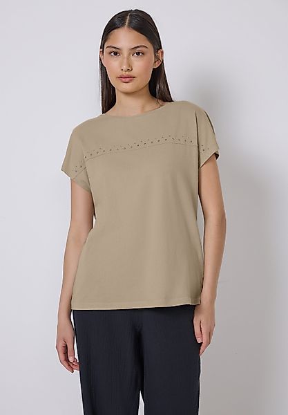 STREET ONE STUDIO T-Shirt aus reiner günstig online kaufen