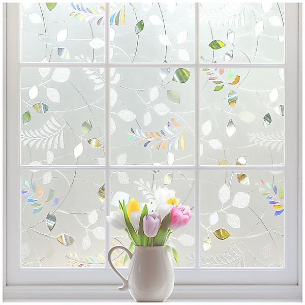 Coonoor Fensterfolie Mattes blumenfensterfolien, 3D Fensterfolie, günstig online kaufen