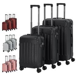 Arebos Kofferset Reisekoffer 4er Set Hartschalen günstig online kaufen