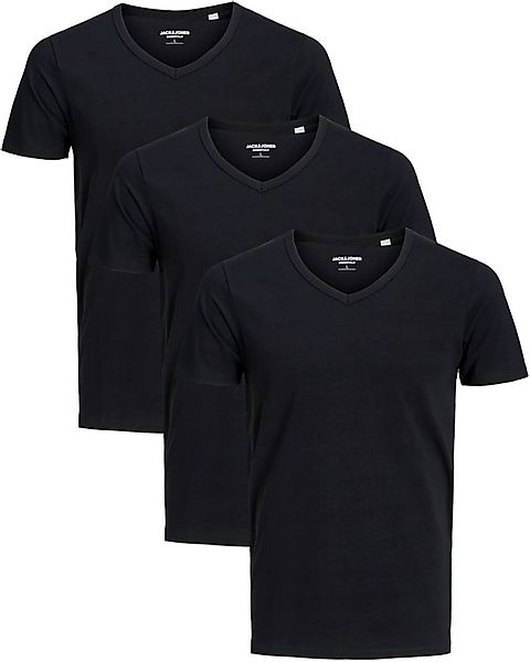 Jack & Jones T-Shirt (Spar-Set, 3er-Pack) in Unifarben günstig online kaufen