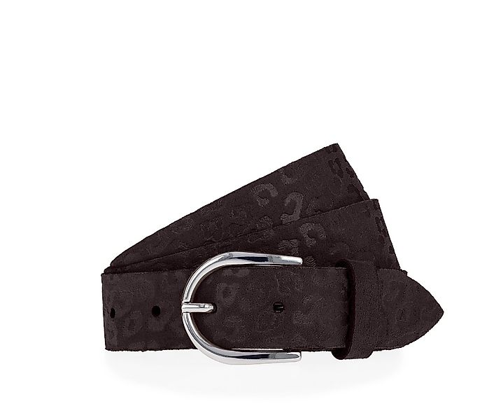 Tamaris Ledergürtel schiemernde Prägung im Animal-Design günstig online kaufen