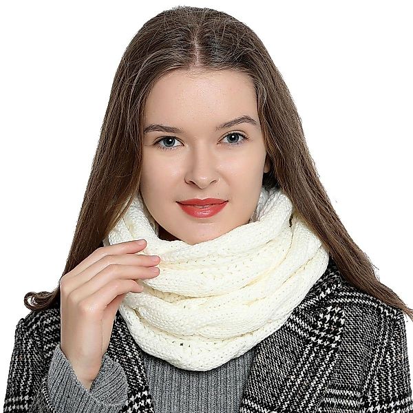 DonDon Schal Damen Winterschal Strickschal Schal, günstig online kaufen