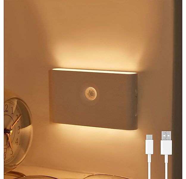Lapalife LED Nachtlicht Wiederaufladbar Magnetisch Nachtlicht mit Bewegungs günstig online kaufen