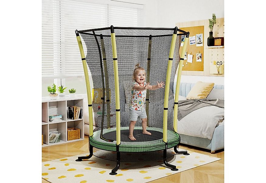 HOMALL Kindertrampolin Durchmesser 140 Zentimeter, Gartentrampolin, Belastb günstig online kaufen
