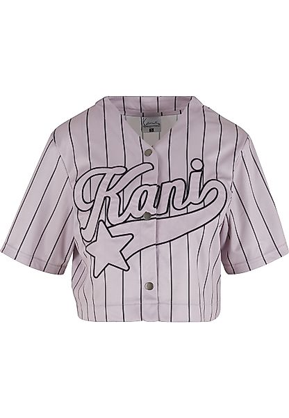 Karl Kani Kurzarmshirt "Karl Kani Karl Kani OG Star Logo Crop Pinstripe Bas günstig online kaufen