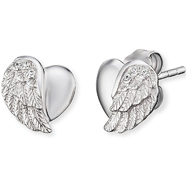 Engelsrufer Paar Ohrstecker Little magic HERZFLÜGEL, mit Zirkonia (synth) günstig online kaufen