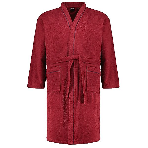 ADAMO Bademantel aus Baumwoll-Frottee Farbe rot Größe: 3XL günstig online kaufen