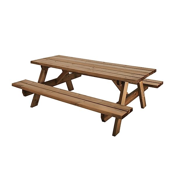 Kordo Picknicktisch Holz 6 bis 8 Gäste 200 x 160 cm Garden günstig online kaufen