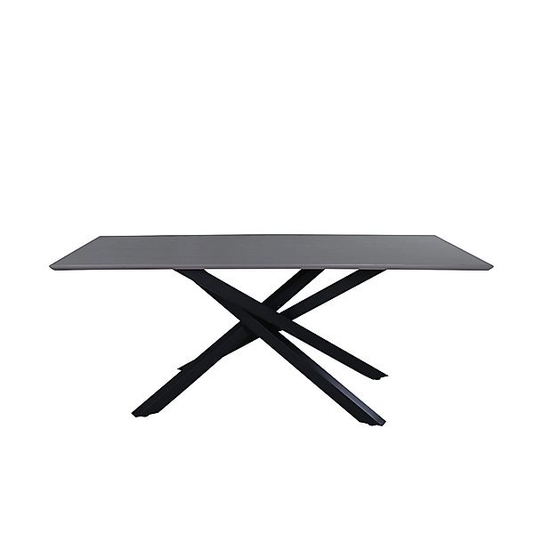 ebuy24 Pippi Esstisch 90x180cm Grau günstig online kaufen