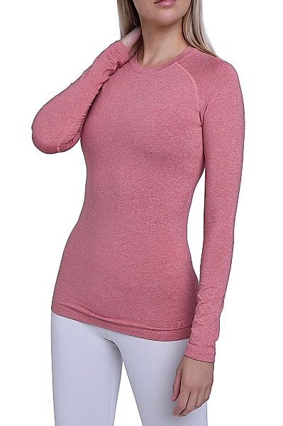 TCA Funktionsshirt Damen Thermo-Laufshirt - Dunkelpink günstig online kaufen