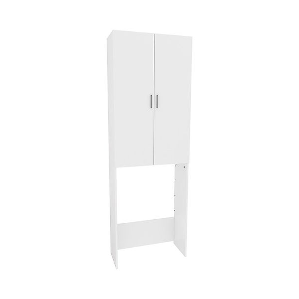 Vicco Waschmaschinenschrank Martha Weiß 64 x 190 cm mit 2 Langen Türen günstig online kaufen