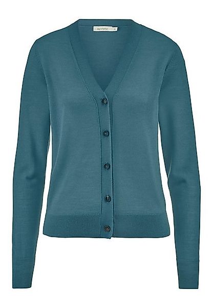Hessnatur Strickjacke aus reiner Bio-Merinowolle (1-tlg) günstig online kaufen