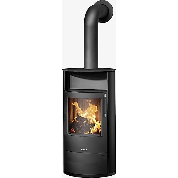 Justus Island 7 2.0 Kaminofen Stahl Schwarz 7 kW günstig online kaufen
