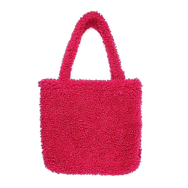 ITALYSHOP24 Schultertasche ITALY DAMEN TEDDY TASCHE günstig online kaufen