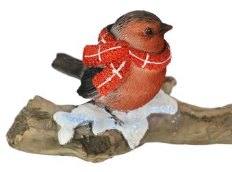 I.GE.A. Dekofigur "Vögel auf Baumstamm" Tierfigur auf Ast Statue Herbstdeko günstig online kaufen