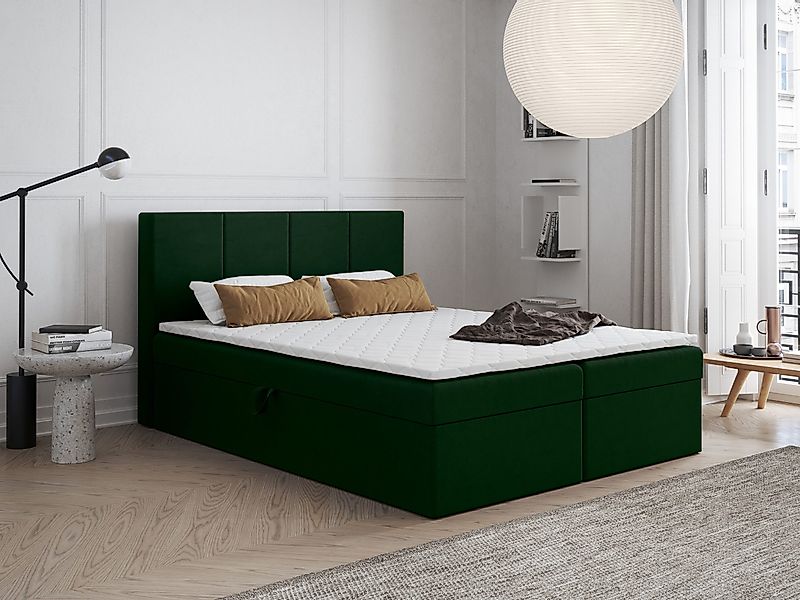 Godre Boxspringbett mit Bettkasten FARO 120x190 günstig online kaufen
