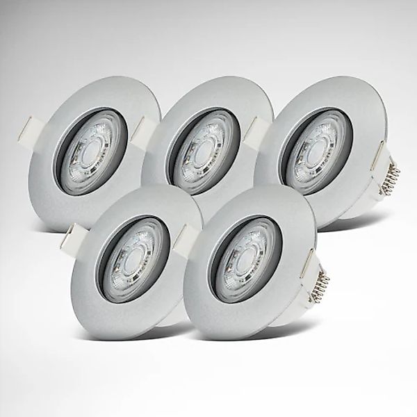 B.K.Licht LED Einbauleuchten-Set, 5-teilig, Schutzart IP65 günstig online kaufen