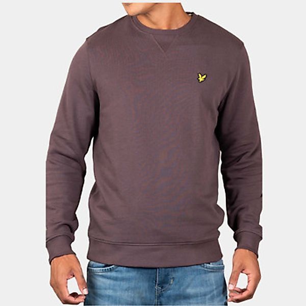 Lyle & Scott  Pullover Crew neck brushed sweatshirt - espresso günstig online kaufen
