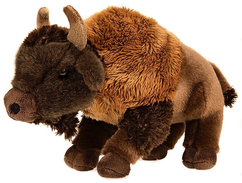 Uni-Toys Kuscheltier Bison - 29 cm (Länge) - Plüsch-Rind, Wisent, Büffel - günstig online kaufen