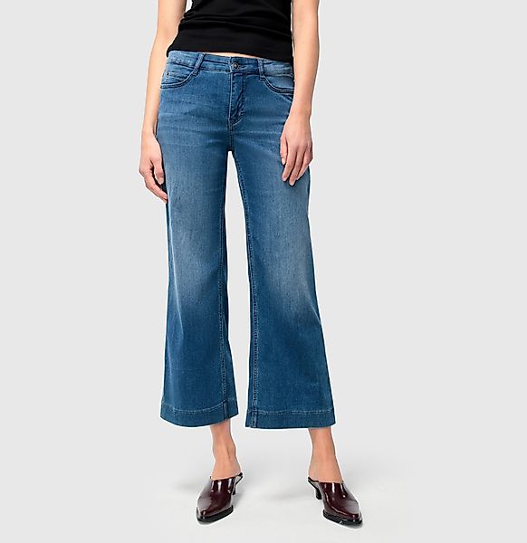 MAC Weite Jeans "DREAM WIDE", mit Fransen am Saum günstig online kaufen