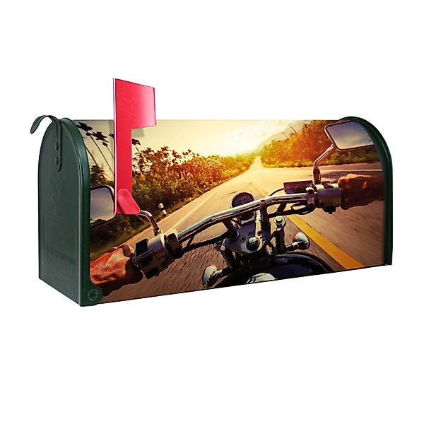 Banjado Amerikanischer Briefkasten Grün 48x22x16cm US Mailbox Letterbox Pos günstig online kaufen