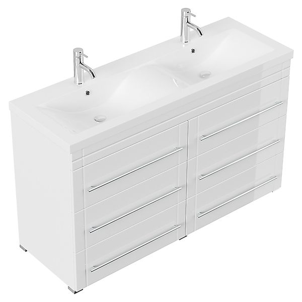 Magnolia Home Doppelwaschtisch Stand Badmöbel Gallo günstig online kaufen