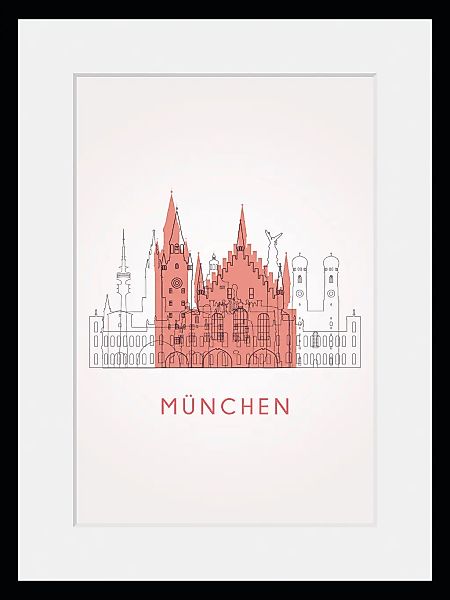queence Bild »München Church«, Gebäude-Kirche-Religion-München-Deutschland- günstig online kaufen