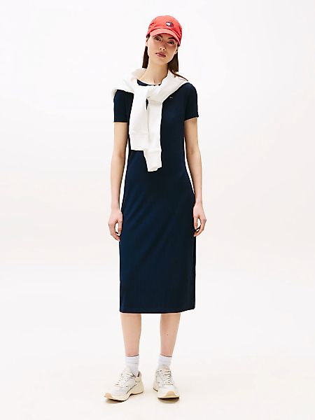 Tommy Jeans Jerseykleid "TJW RIB BODYCON MIDI DRESS", mit gerippter Struktu günstig online kaufen