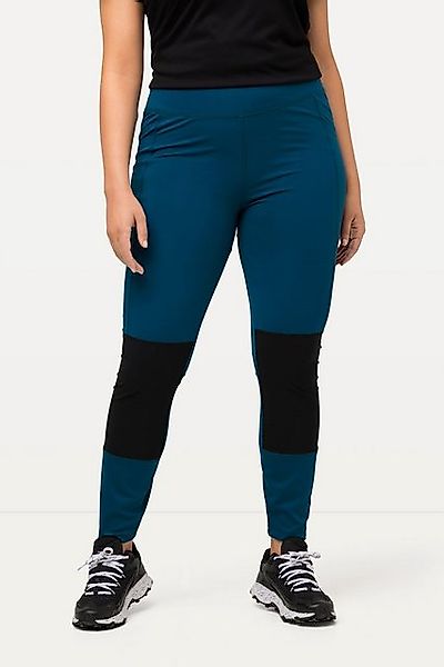 Ulla Popken Lederimitathose Wander-Leggings Zipptasche High Waist Elastikbu günstig online kaufen