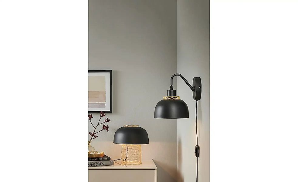 Tischleuchte  Punch ¦ schwarz ¦ Maße (cm): H: 28  Ø: 25 Lampen & Leuchten > günstig online kaufen