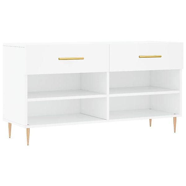 vidaXL Schuhregal Schuhbank Weiß 102x35x55 cm günstig online kaufen