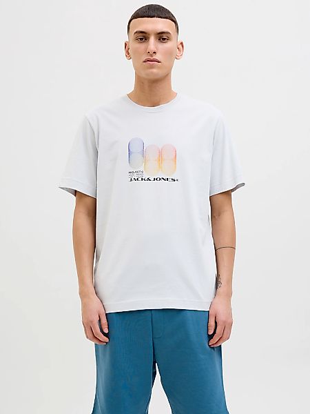 Jack & Jones Print-Shirt JCOCALMA TEE SS CREW NECK FST mit Frontprint günstig online kaufen