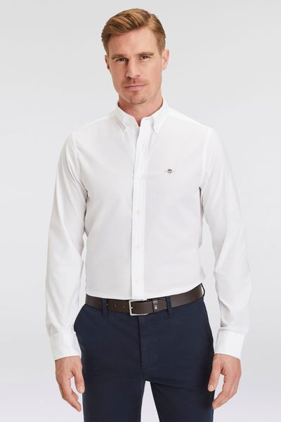 Gant Langarmhemd Slim Fit Popeline Hemd günstig online kaufen