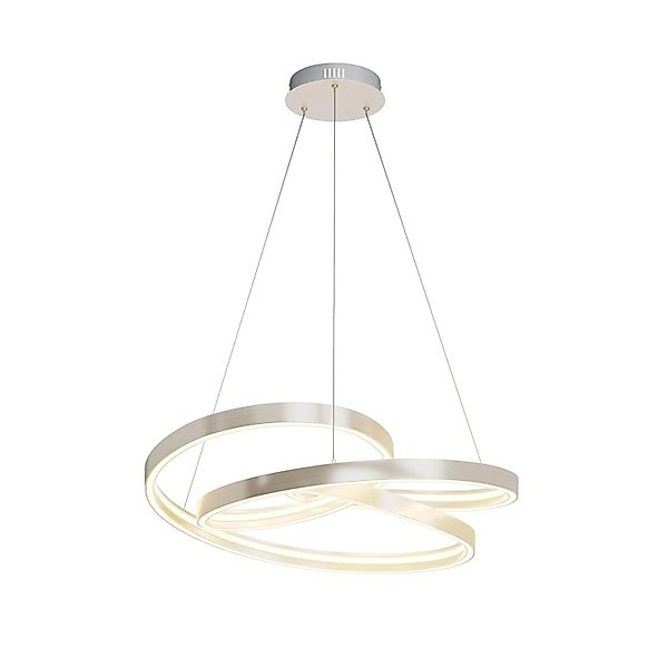 Lucande LED Gunbritt 9639164 Dimmbar Modern in Alu aus Aluminium 1-flammig günstig online kaufen