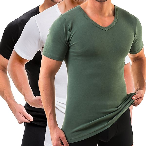HERMKO Unterziehshirt 4880 3er Pack Herren günstig online kaufen