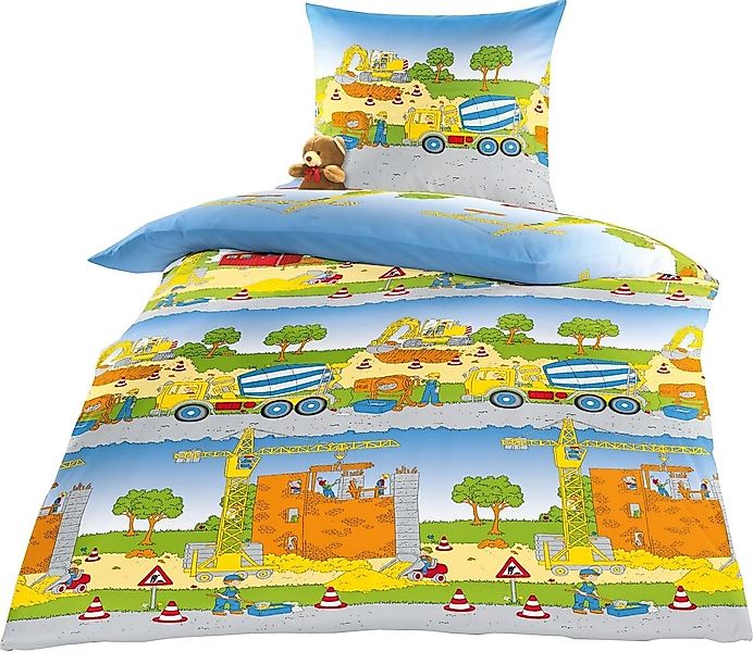 BIERBAUM Kinderbettwäsche Bierbaum Kinder Renforce Bettwäsche 2 tlg. 135x20 günstig online kaufen