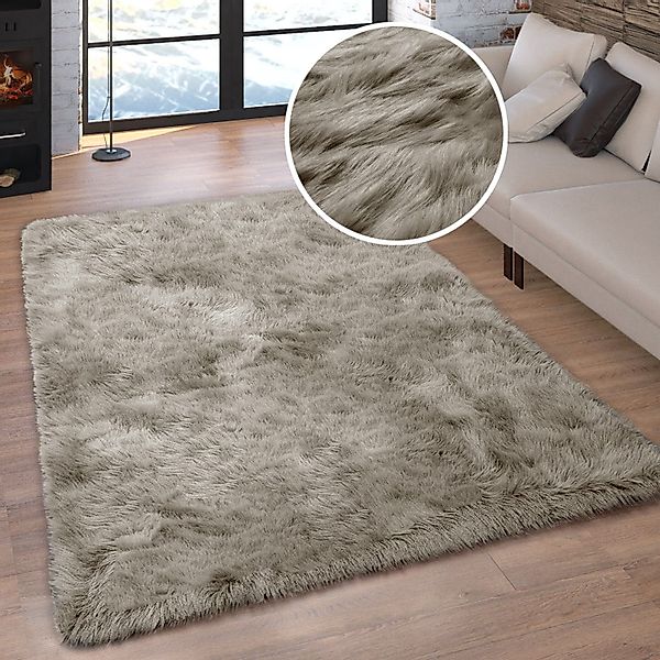 Home affaire Hochflor-Teppich Valeria Fellteppich kuschelig, günstig online kaufen
