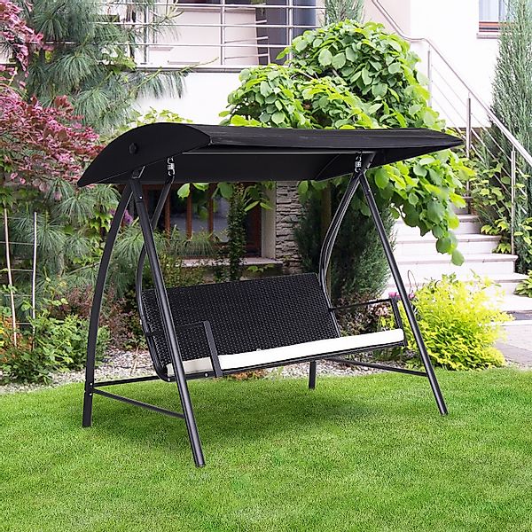 Outsunny Hollywoodschaukel Gartenschaukel günstig online kaufen