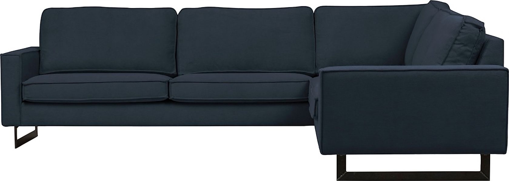 PLACES OF STYLE Ecksofa »Pinto, XXL, 250/290 cm, langer Schenkel, Ottomane« günstig online kaufen