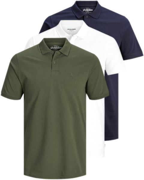 Jack & Jones Poloshirt (3er-Pack) in günstig online kaufen