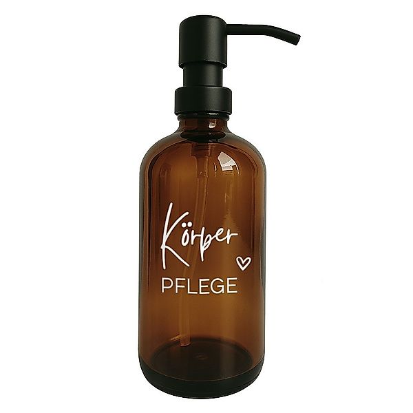 NORDEULE Seifenspender Körperpflege aus Braunglas 500ml günstig online kaufen
